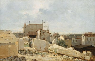 Earthworks at Caen by Stanislas Victor Edouard Lepine